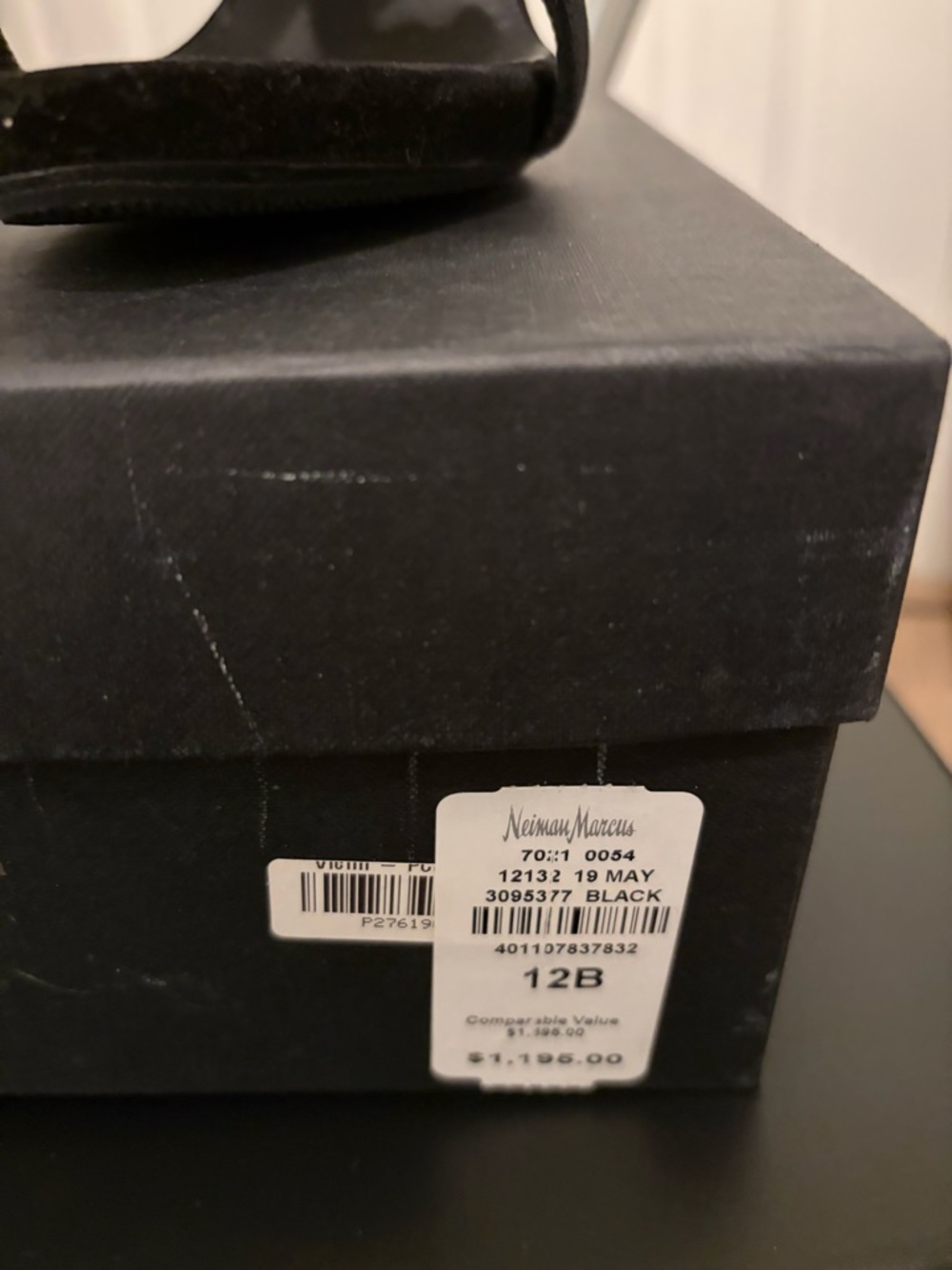 Giuseppe Zanotti Cruel Summer Heels Black Suede/Velvet Size 42/12 - Picture 5 of 8